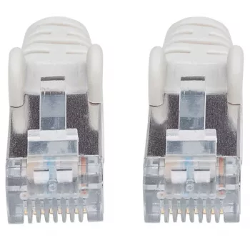 Intellinet Network Patch Cable, Cat7 Cable/Cat6A Plugs, 20m, Grey, Copper, S/FTP, LSOH / LSZH, PVC, RJ45, Gold Plated Contacts, Snagless, Booted, Lifetime Warranty
