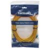 Intellinet Fiber Optic Patch Cable, OS2, LC/SC, 3m, Yellow, Duplex, Single-Mode, 9/125 µm, LSZH, Fibre, Lifetime Warranty