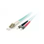 Equip LC/ST Fiber Optic Patch Cable, OM3, 15m, 15 m, OM3, LC, ST