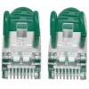 Intellinet Network Patch Cable, Cat7 Cable/Cat6A Plugs, 0.5m, Green, Copper, S/FTP, LSOH / LSZH, PVC, RJ45, Gold Plated Contacts, Snagless, Booted, Lifetime Warranty