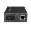Lindy 25119 network media converter 850 nm Multi-mode Black