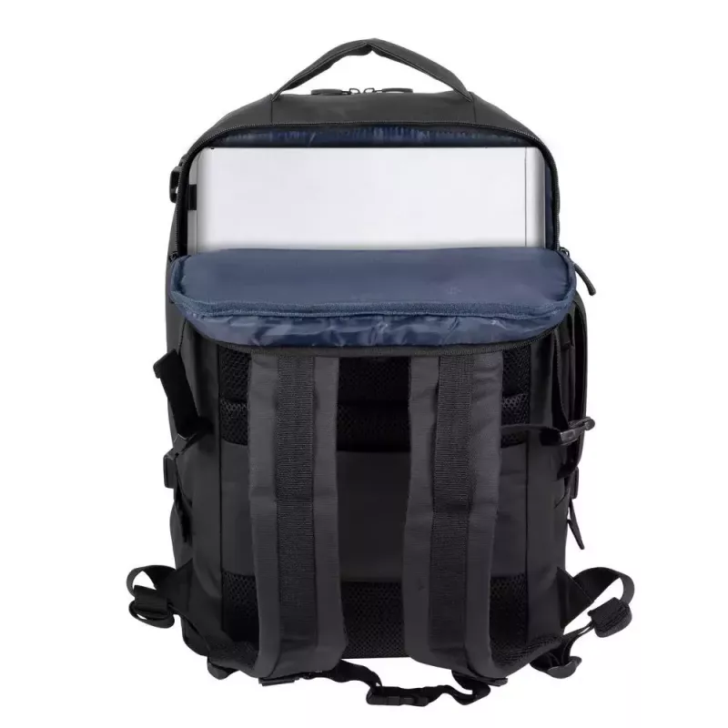 Casual backpack Rivacase Tegel 8465 Black Polyester ECO-FRIENDLY