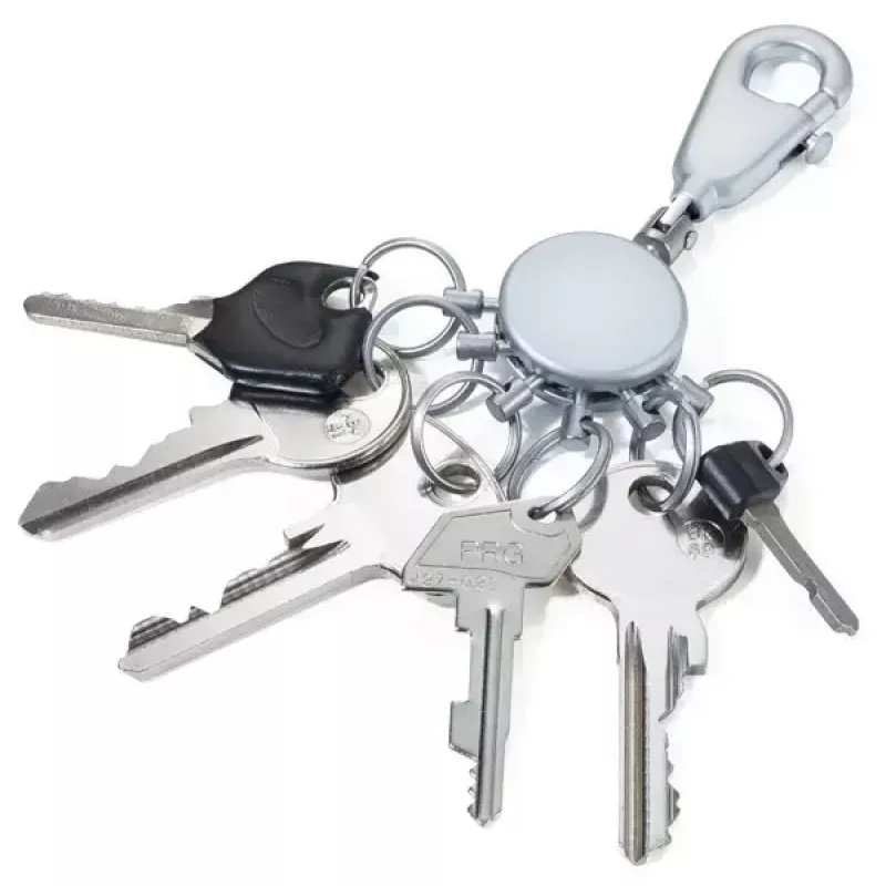 Keyring TROIKA KYR60/MC Silver Metal 25mm