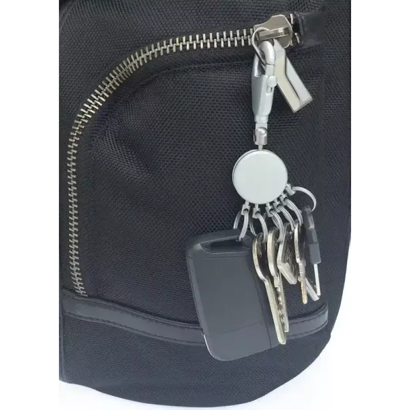 Keyring TROIKA KYR60/MC Silver Metal 25mm