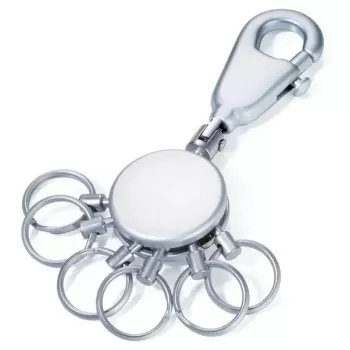 Keyring TROIKA KYR60/MC Silver Metal 25mm