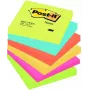 Note Paper Square 3M M654TFEN Blue Green Orange Pink Yellow