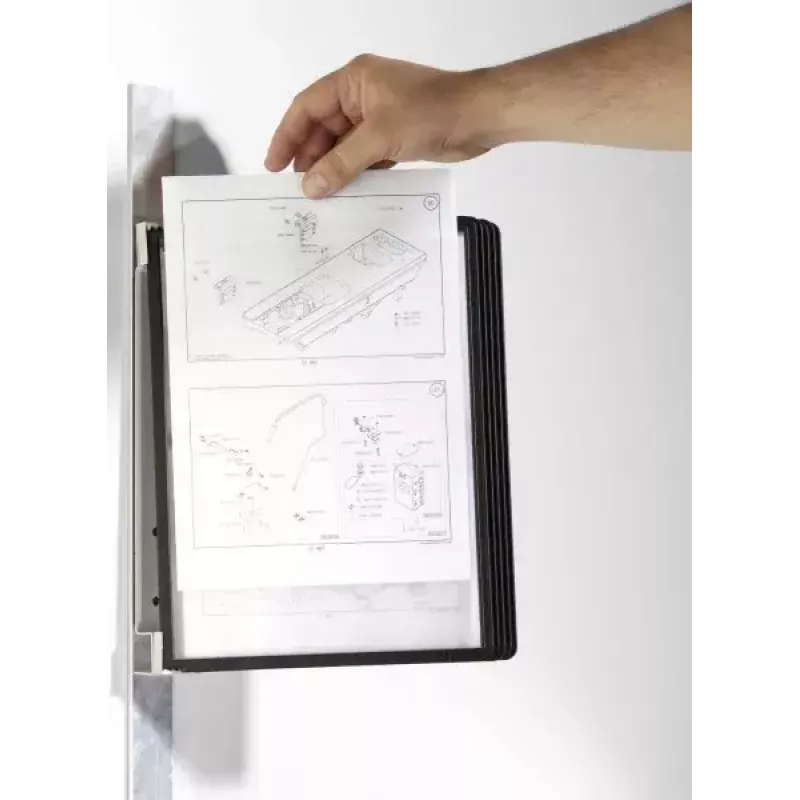 Document Display Carousel Portrait A4 Durable Vario magnet wall 5