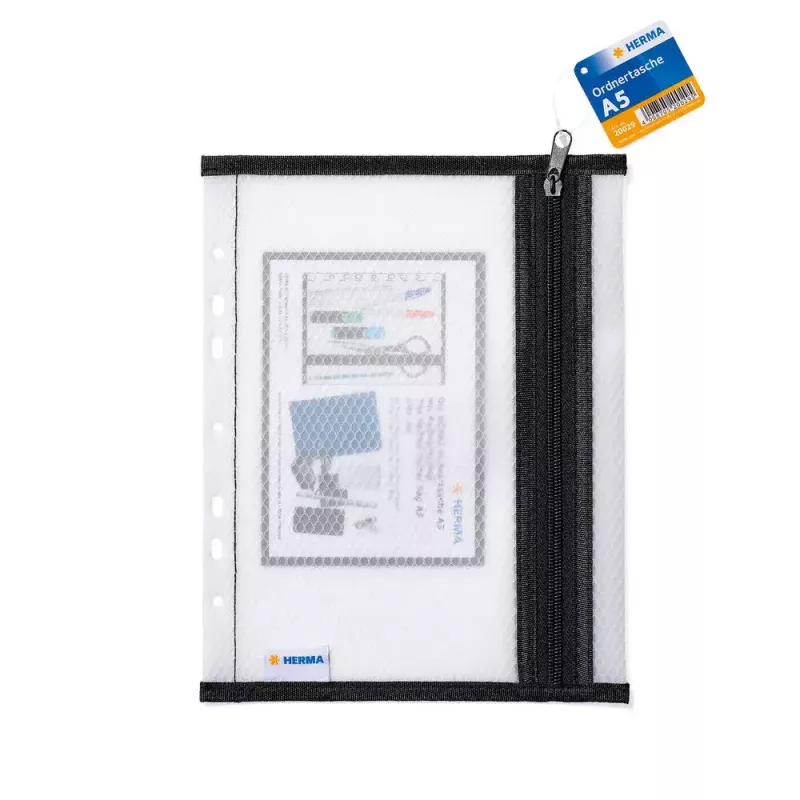 Folder Bag HERMA A5 black EVA material 200 mm width 260 mm height