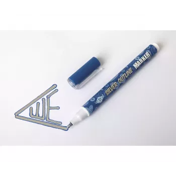 Wedo Silver Outline marker 6 pc(s) Orange