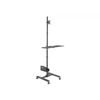 Multimedia cart Equip 17 inch-32 inch Single Monitor Mobile Workstation
