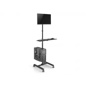 Multimedia cart Equip 17 inch-32 inch Single Monitor Mobile Workstation