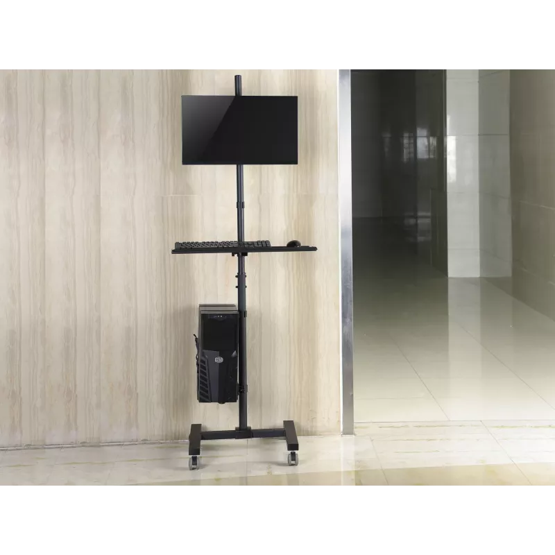 Multimedia cart Equip 17 inch-32 inch Single Monitor Mobile Workstation