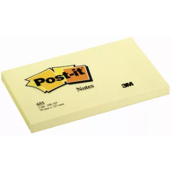 3M 655Y note paper Square Yellow Self-adhesive