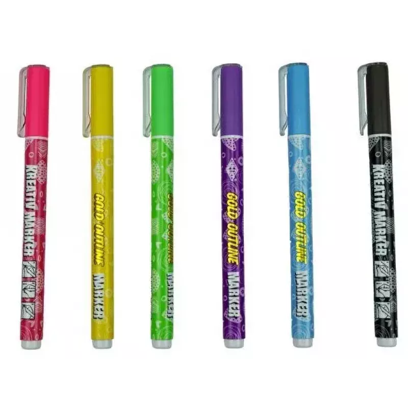 Marker WEDO 252 700699 6 pc(s) Black Blue Green Magenta Purple Yellow