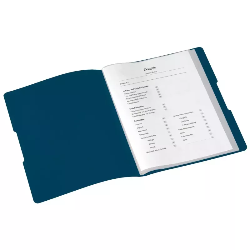 Conventional file folder Herlitz Zeugnisse Polypropylene (PP) Blue A4