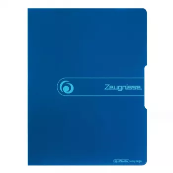 Conventional file folder Herlitz Zeugnisse Polypropylene (PP) Blue A4
