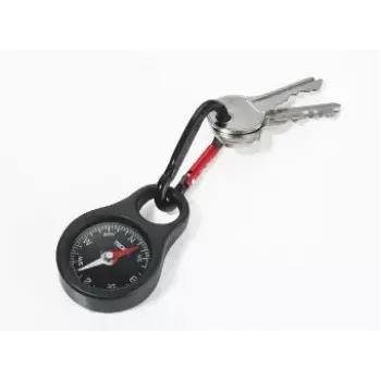 TROIKA COS10/BK Black Red Keychain 40mm x 98mm 23g