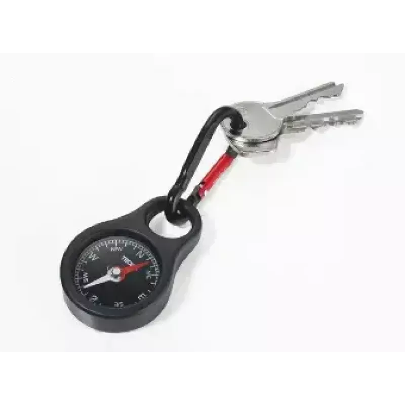TROIKA COS10/BK Black Red Keychain 40mm x 98mm 23g