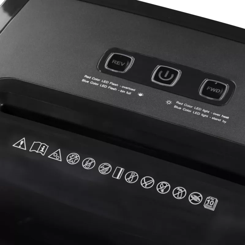 Hama Premium M10 paper shredder Micro-cut shredding 62 dB 22 cm Black