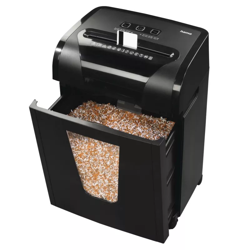 Hama Premium M10 paper shredder Micro-cut shredding 62 dB 22 cm Black