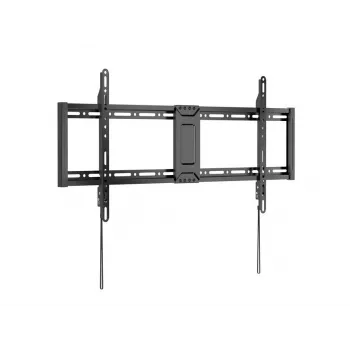 Fixed slim TV wall mount bracket EQUIP for 43 inch–95 inch screens, VESA 200×200–800×400, max load 75 kg, black