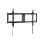 Fixed slim TV wall mount bracket EQUIP for 43 inch–95 inch screens, VESA 200×200–800×400, max load 75 kg, black