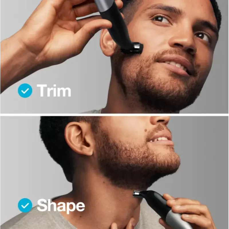 Braun XT5100 hair trimmers/clipper Black, Silver