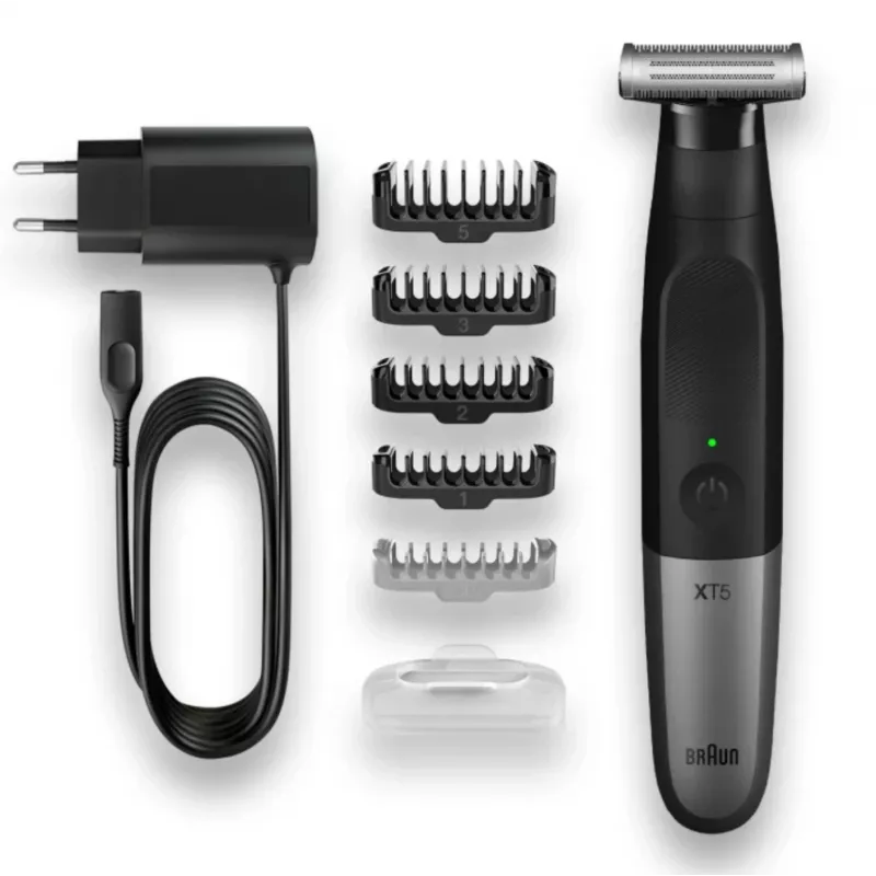 Braun XT5100 hair trimmers/clipper Black, Silver