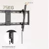 TV wall mount bracket EQUIP 43 inch–95 inch Tilt Slim for 75 kg TVs, VESA 200x200–800x400, tilt 0–8°, 4.2 cm distance, black