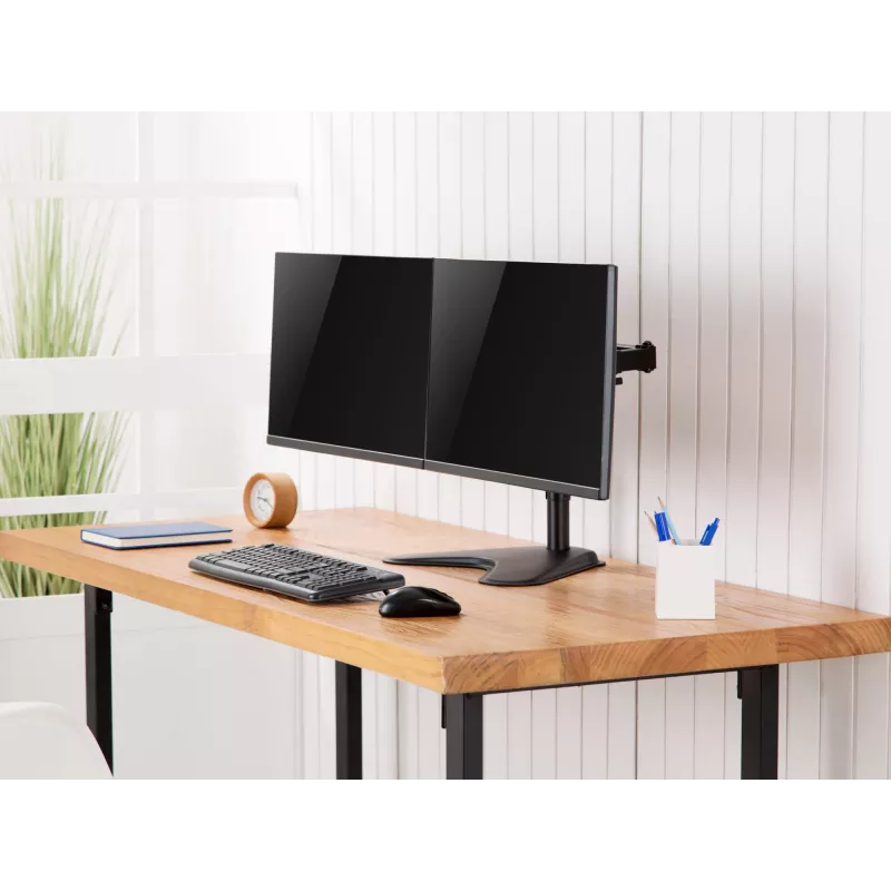 Equip 17 inch-32 inch Economy Dual Monitor Tabletop Stand