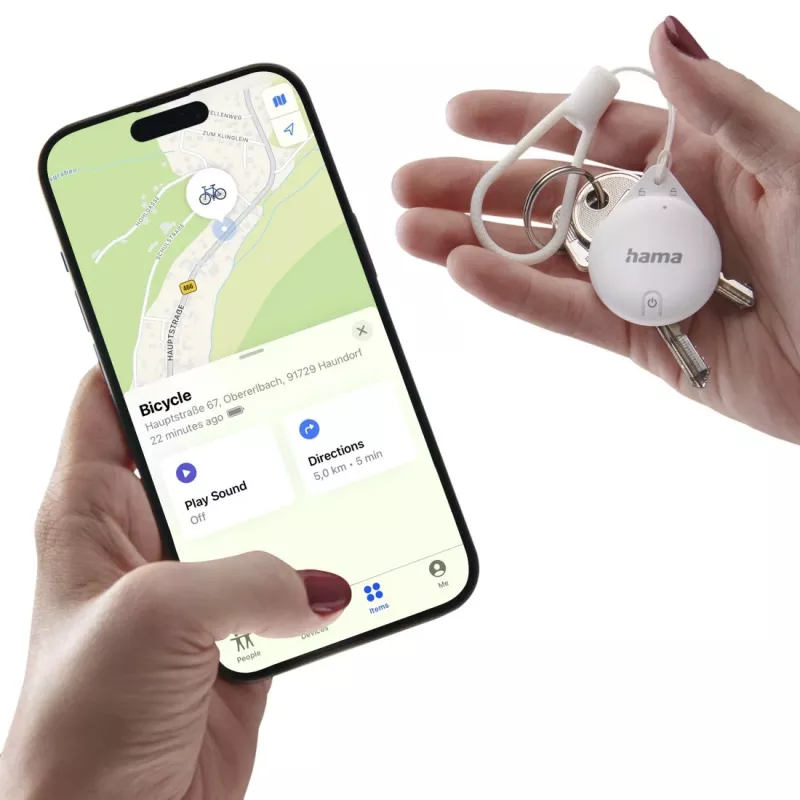 Hama 00185816 GPS tracker/finder Item White