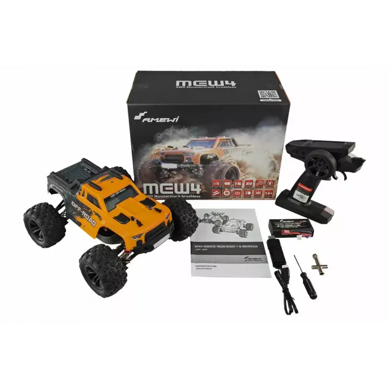 Monster truck Amewi 22653 Electric engine 1:16 for ages 14+