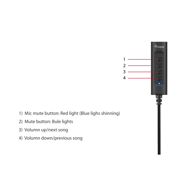 Control adapter Equip USB Audio Cable adapter 245321