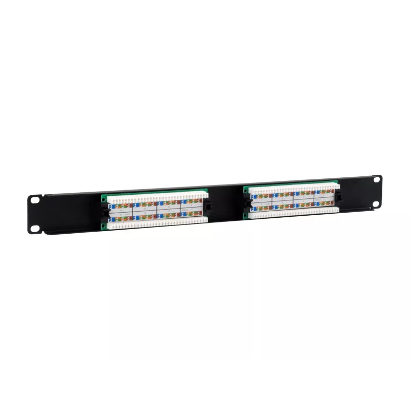 Equip 16-Port Cat.5e Unshielded Patch Panel, Black