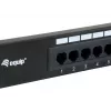 Equip 16-Port Cat.5e Unshielded Patch Panel, Black