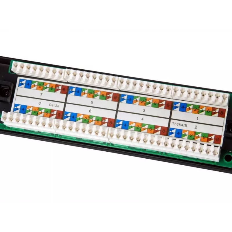 Equip 16-Port Cat.5e Unshielded Patch Panel, Black