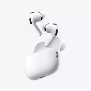 Headset Apple AirPods Pro (3rd generation) — True Wireless in‑ear, H2 chip, IP57, USB‑C charging case, ANC, Transparency