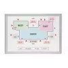Wall Frame Durable 500923 660 x 900 mm Rectangle Silver Aluminium