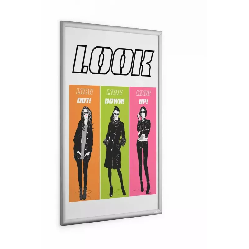Wall Frame Durable 500923 660 x 900 mm Rectangle Silver Aluminium