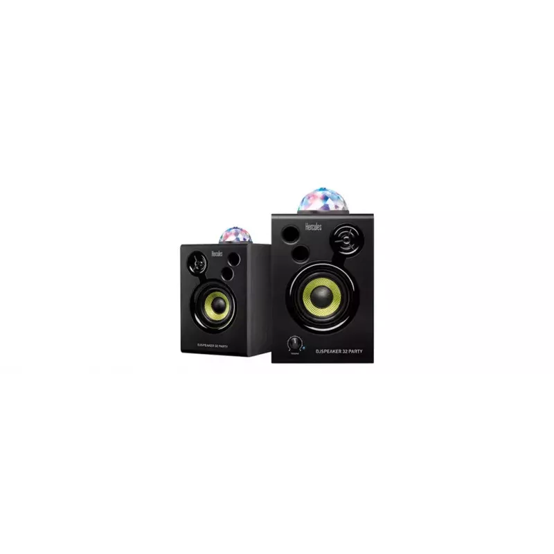 Hercules DJ Speaker 32 Party Black Wired 30 W