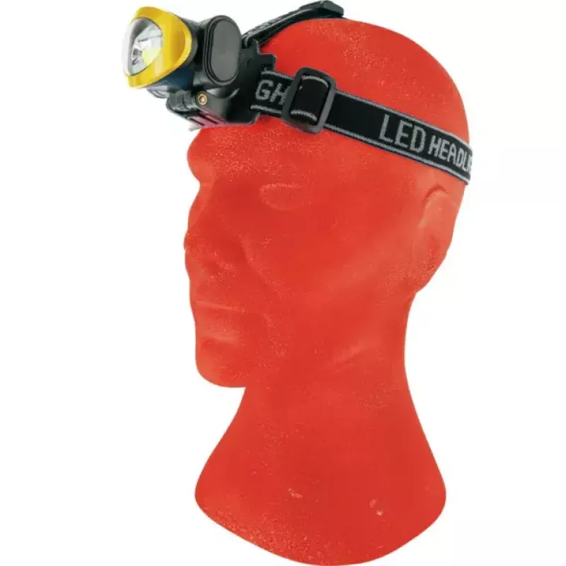 Headband flashlight Schwaiger WLED 40 Black Yellow