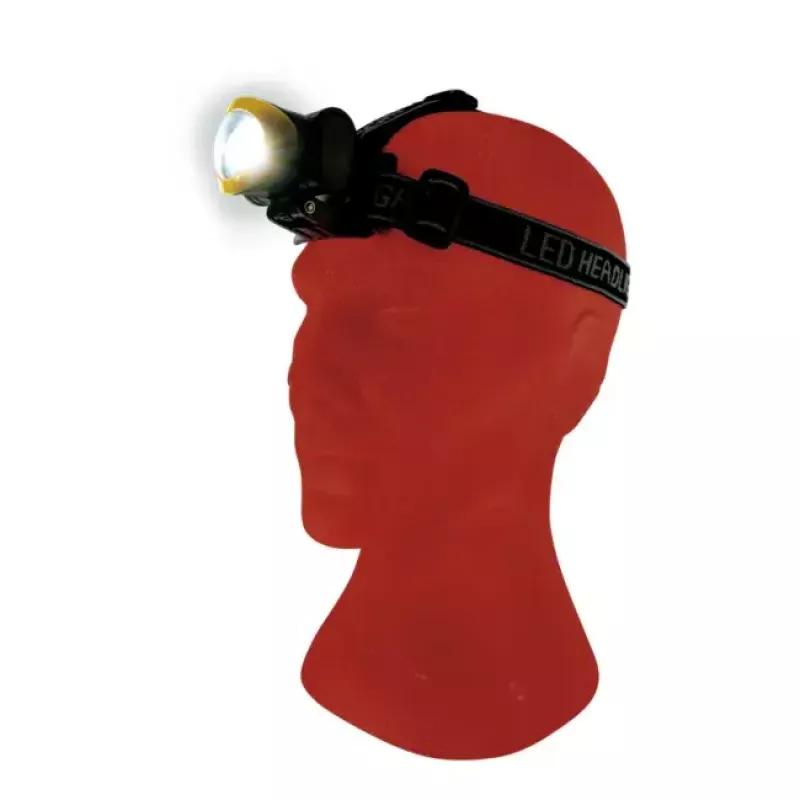 Headband flashlight Schwaiger WLED 40 Black Yellow
