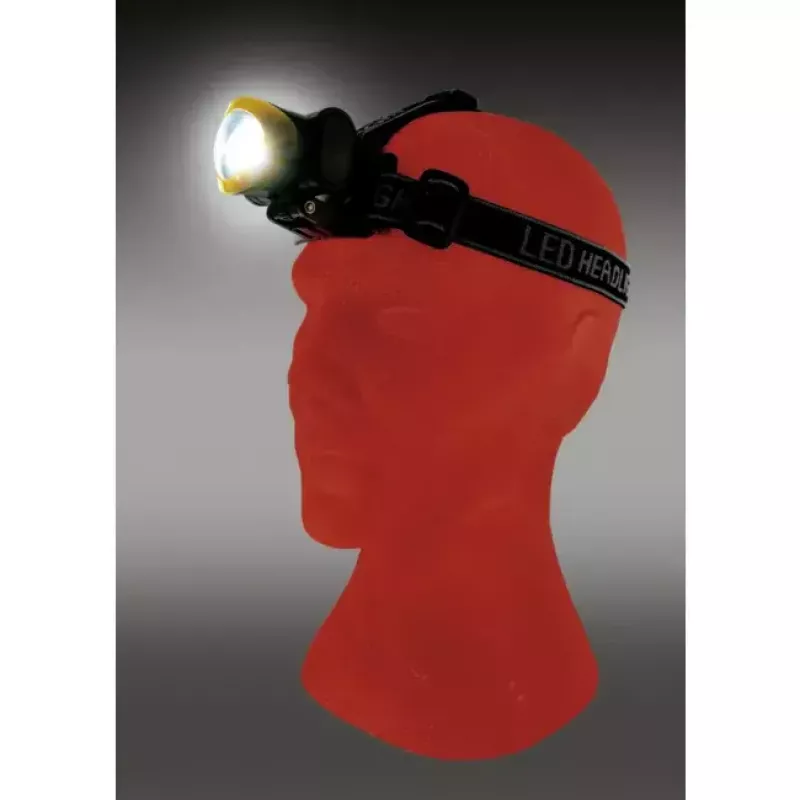 Headband flashlight Schwaiger WLED 40 Black Yellow