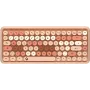 KeySonic KSKM-5200M-RF (DE) keyboard Mouse included Office RF Wireless QWERTZ German Beige, Brown, Pink