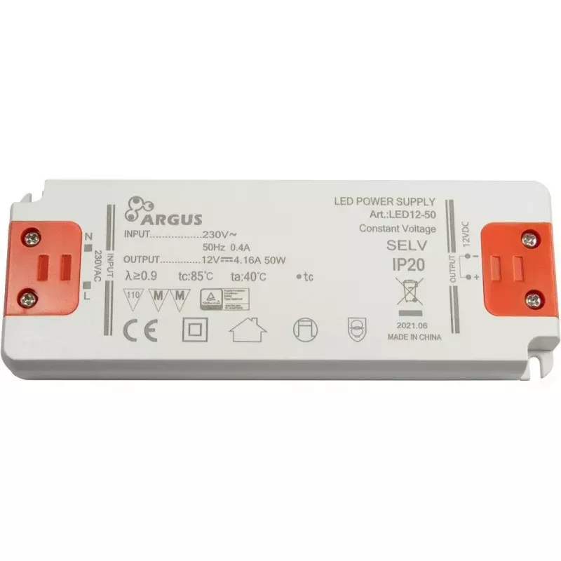 LED Driver Inter-Tech LED12-50 50W IP20 100000h