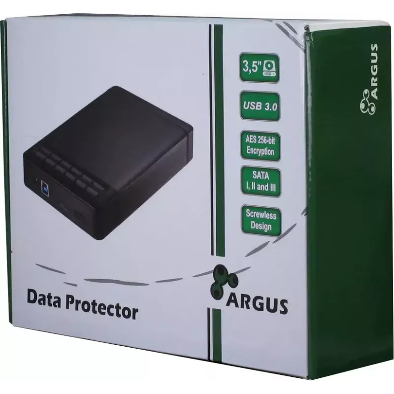 HDD enclosure Inter-Tech Argus GD-35LK01 Black 3.5 inch