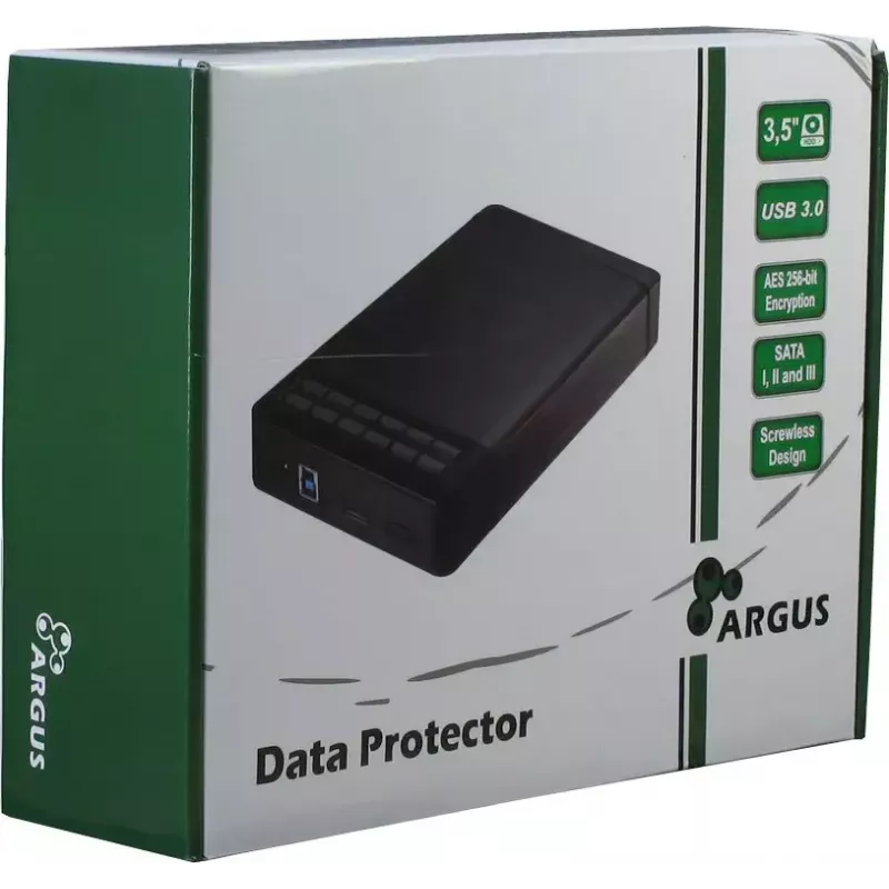 HDD enclosure Inter-Tech Argus GD-35LK01 Black 3.5 inch