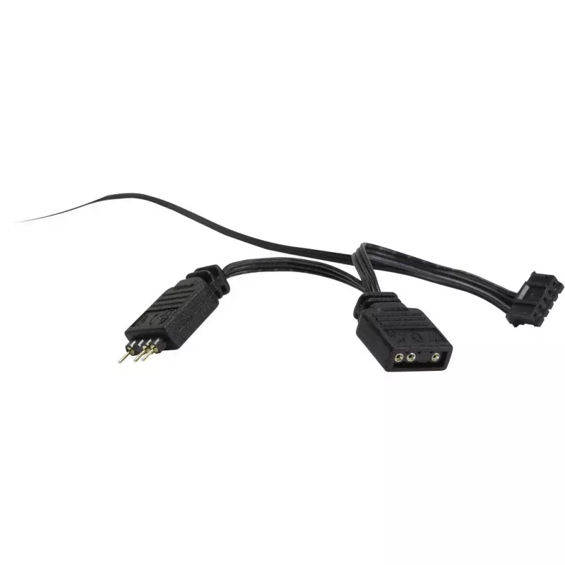 Fan Inter-Tech RS-041 RGB 12 cm Black