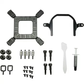 All-in-one liquid CPU cooler INTER-TECH B-360 with 120 mm fan, hydraulic bearing, black