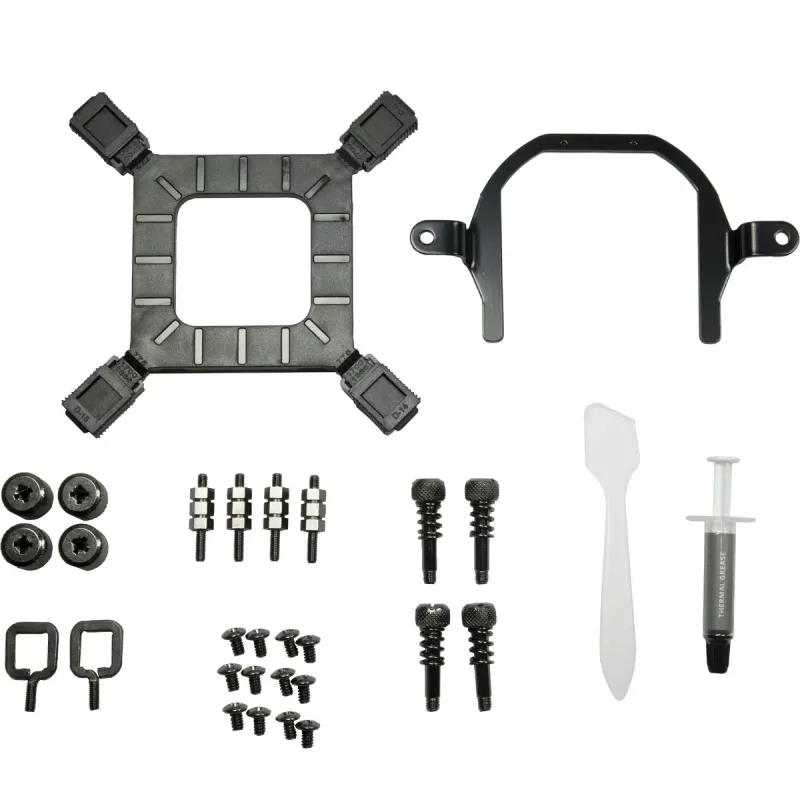 All-in-one liquid CPU cooler INTER-TECH B-360 with 120 mm fan, hydraulic bearing, black